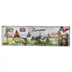 Magnet de frigider din plastic 17x5 CM - Design Romania