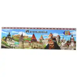 Alternative view of Magnet de frigider din plastic 17x5 CM - Design Romania