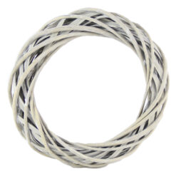 Coroana salcie pentru decor 20 CM, Gri