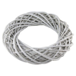 Coroana din rachita Grey, Gri 36 CM