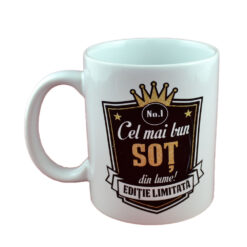 Alternative view of Cana ceramica Boss nr.1, 300 ml "Cel mai bun sot din lume!", in cutie decorativa