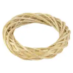 Coroana pentru decor din rachita 25 CM - Natur