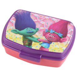Cutie sandwich din plastic Trolls 17x13 CM