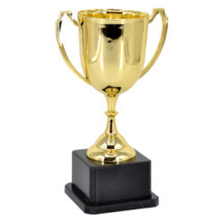 Cupa aurie din plastic 7x11x19 CM