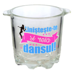 Frapiera gheata din sticla in cutie decorativa - Linisteste-te si reia dansul!