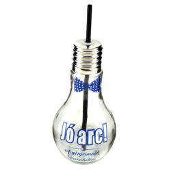 Sticla cu pai, forma bec "Jo arc" 9x22 CM