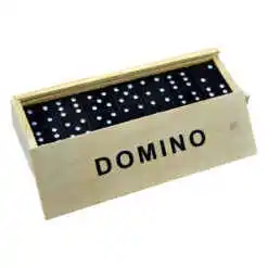 Set domino in cutie de lemn