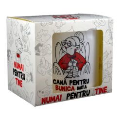 Alternative view of Cana ceramica 300 ml, "Cana pentru bunica mea", in cutie decorativa - Funny Mug