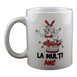 Alternative view of Cana ceramica 300 ml, "La multi ani", in cutie decorativa - Funny Mug 2