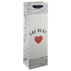 Alternative view of Punga cadou pentru bauturi realizata din hartie laminata - A legjobb apa/The best dad