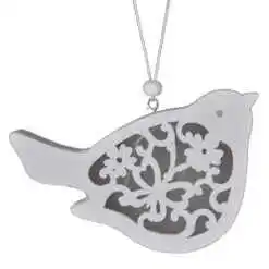 Decoratiune de agatat cu led din lemn - Design Pasare