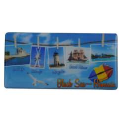 Magnet frigider din plastic Black Sea-Romania 10x5 CM