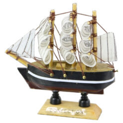 Ornament din lemn Vapor 10x10 CM