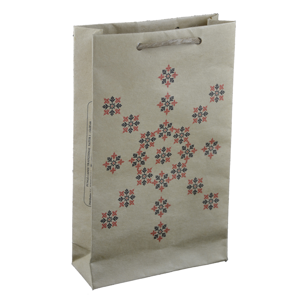 Punga cadou din hartie 12x18 CM - Motive Traditionale