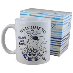 Cana ceramica 300 ml "Cea mai tare bunica", in cutie decorativa - Black Sea