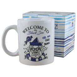 Cana ceramica 300 ml "Cel mai tare bunic", in cutie decorativa - Black Sea