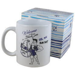 Cana ceramica 300 ml "Cel mai bun sot", in cutie decorativa - Black Sea