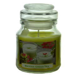 Lumanare parfumata in borcan cu capac cu aroma de Matcha Green Tea si Citrus Green Tea - Design Green Tea