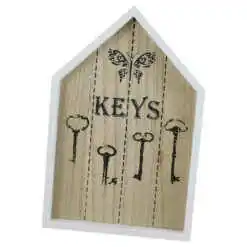 Suport pentru chei din lemn "Keys", 16x24 CM, Casuta