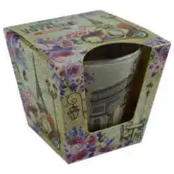 Lumanare parfumata in pahar de sticla - cu aroma de Lavanda/Trandafir