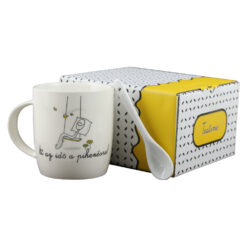 Cana cu lingurita 330 ml "Itt az ido a pihenesre", in cutie decorativa