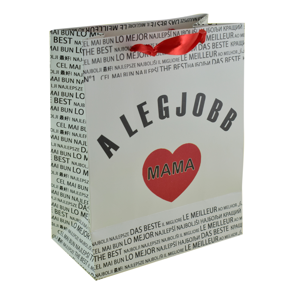 Punga cadou din hartie 18x23 CM, A legjobb Mama/The best Grandma - imagine 5
