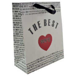 Alternative view of Punga cadou din hartie 26x32 CM, A legjobb Feleseg/The best Wifwe