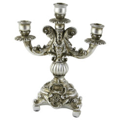 Sfesnic din rasina Elegant 24x27 CM - Antic Silver