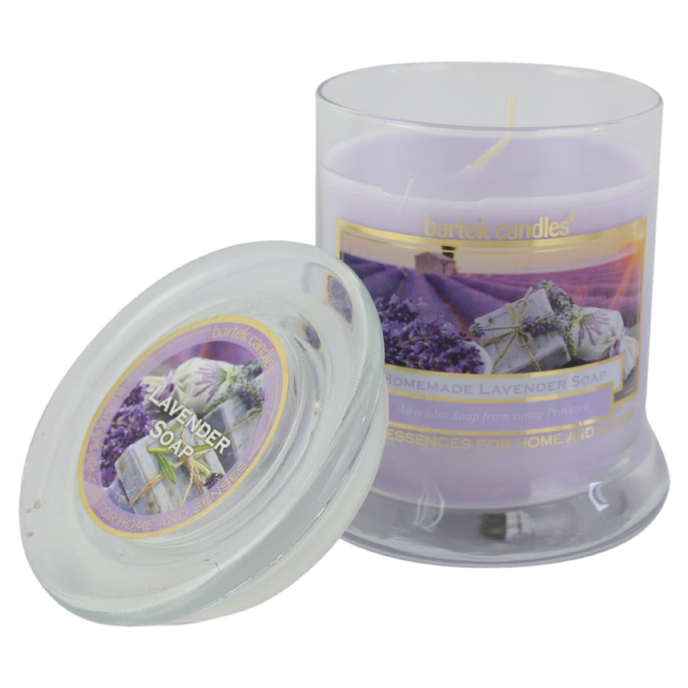Lumanare parfumata in borcan de sticla Lavender Soap/Fields - imagine 2