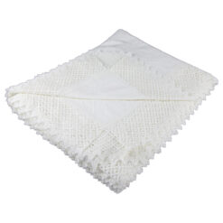 Fata de masa traditionala din bumbac, dreptunghiulara, 260x160 CM, Alb