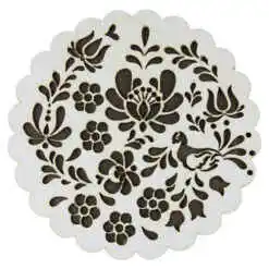 Suport oale traforaj din lemn cu pasare 16 CM