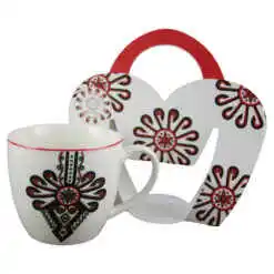 Cana portelan 460 ml, "Parzenica" in cutie decorativa