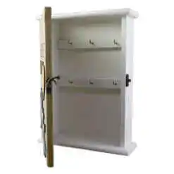 Alternative view of Cutie pentru chei din lemn, Home 19x26 CM - Design cu pasare