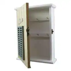 Alternative view of Cutie pentru chei din lemn, Home 19x26 CM - Design cu fereastra