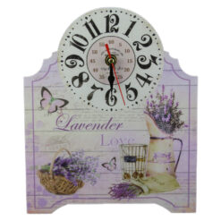 Alternative view of Ceas masa din lemn 20x23 CM - Lavender/Rose