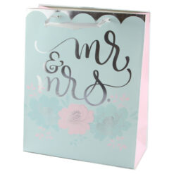 Punga cadou din hartie 26x32 CM - Mr&Mrs