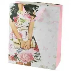 Punga cadou din hartie 26x32 CM - Fashion Lady