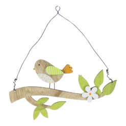 Alternative view of Decoratiune pentru usa din lemn Pasare 25 CM