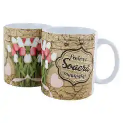 Cana ceramica "Pentru o Soacra minunata!" 330 ml