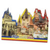 Magnet frigider din lemn Romania 10x7 CM