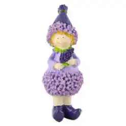 Alternative view of Figurina din rasina, Copil Lavanda 12 CM, Mov