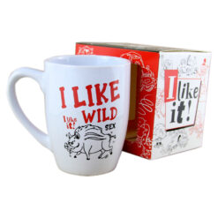 Cana ceramica "I like wild sex", 300 ml, in cutie decorativa