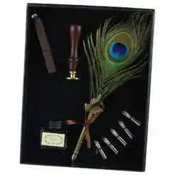 Set de Caligrafie cu Pana, stil Vintage Royal - 9 piese