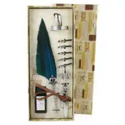 Set de Caligrafie cu Pana, stil Vintage, Alfabeto - 9 piese