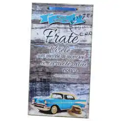 Tablou lemn personalizat "Pentru iubitul meu Frate..." 15x27 CM