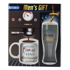 Set cadou "Pentru Bunic" Pahar si Cana