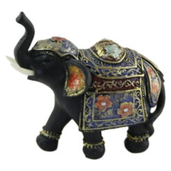 Figurina Elefant din rasina 15x15 CM, Negru
