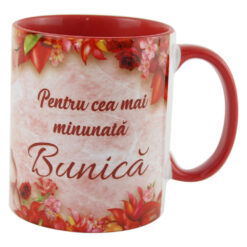 Cana ceramica "Pentru cea mai minunata Bunica" 330 ml