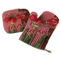 Set manusa si suport oala "Csodalatos Feleseg", lalele