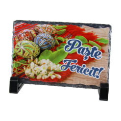 Placa ardezie "Paste Fericit", 14x9 CM